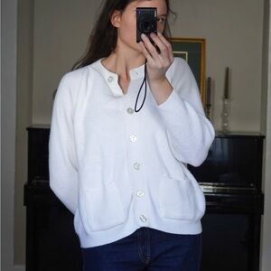Vintage White Women's Cardigan